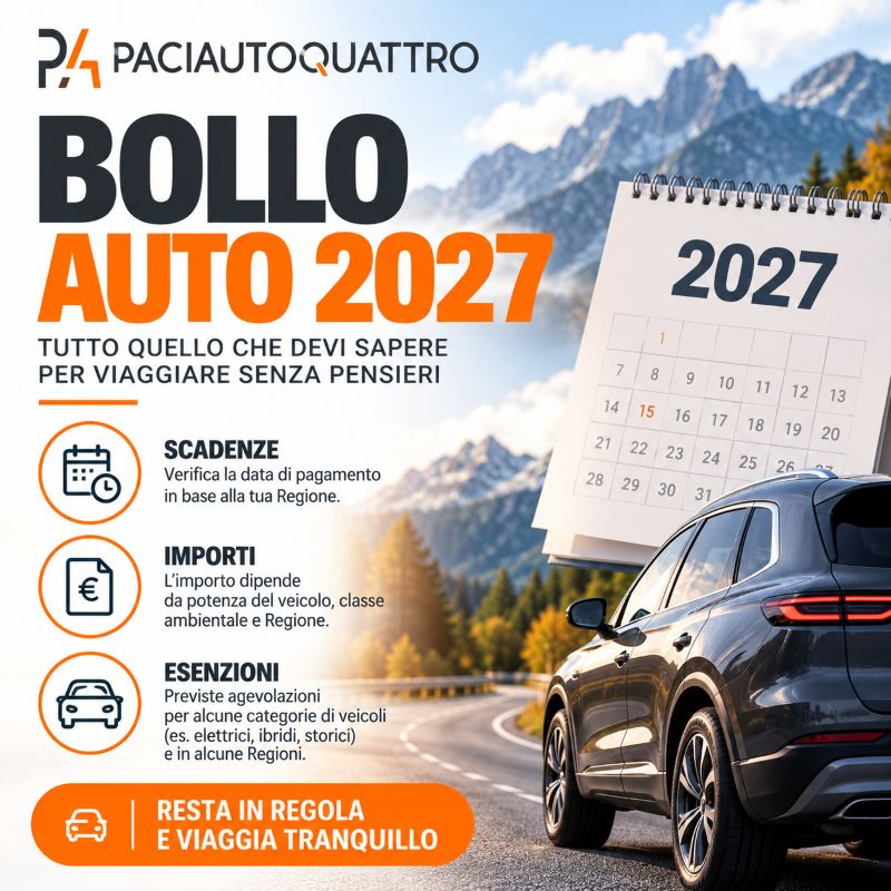 Scopri bollo auto 2027 tutto quello che devi sapere